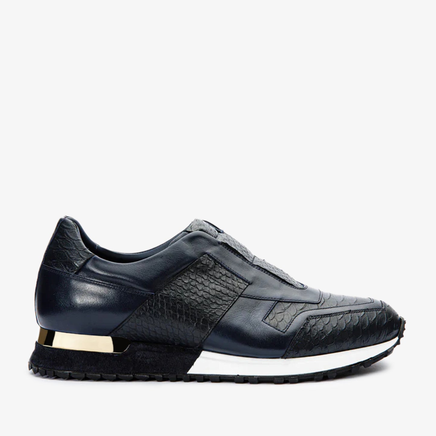 Zapatillas de deporte de cuero Mugla Navy Snk para hombre ¡Venta final!