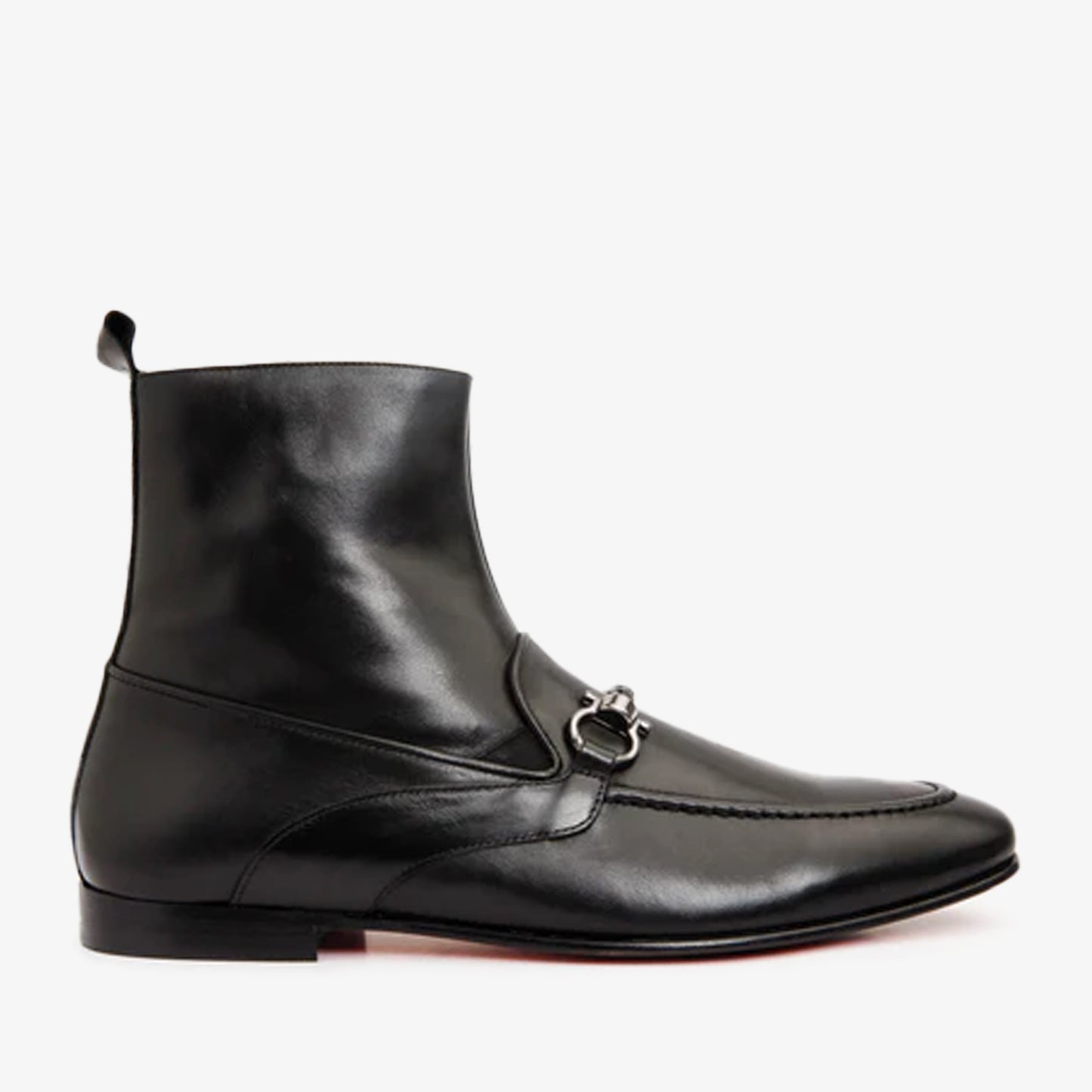 The Baron Black Bit Zip-Up Dress Men Boot Final Sale!
