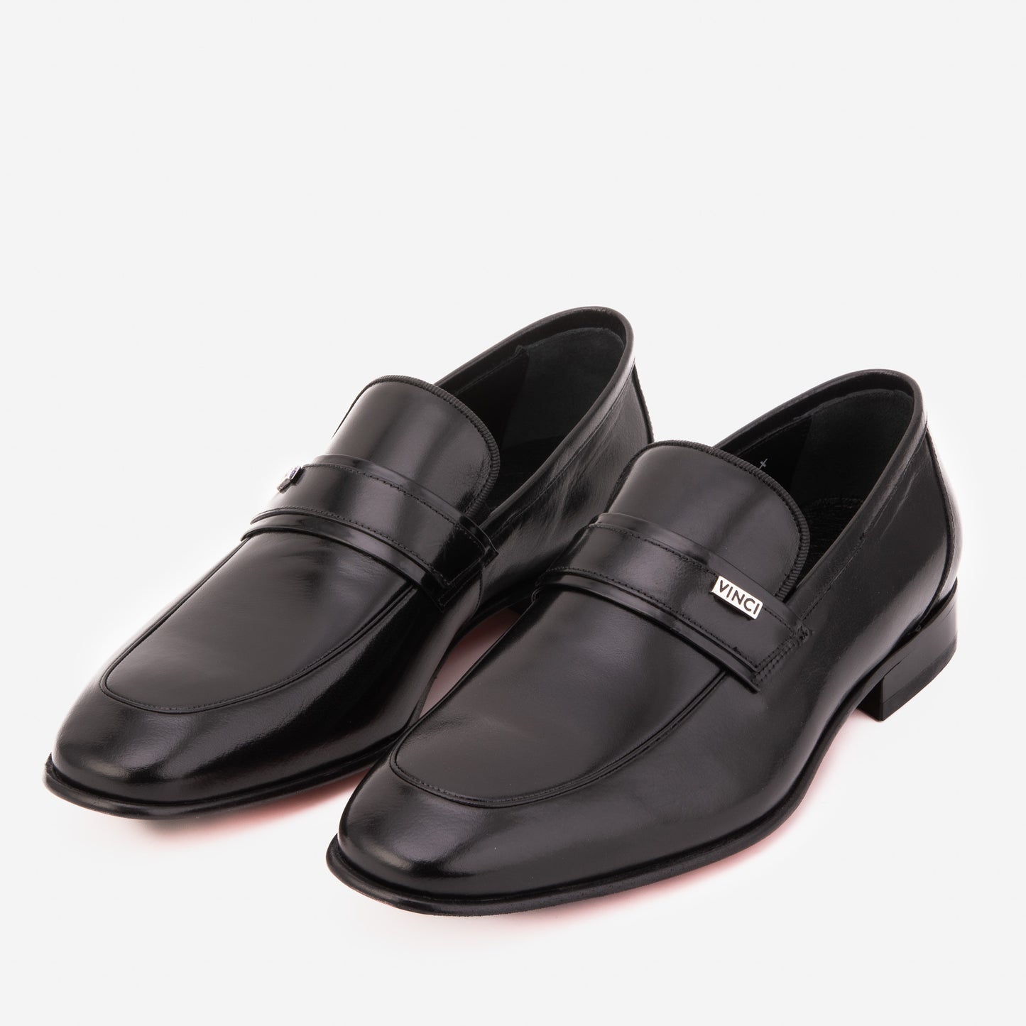 The Ashford Black Baby Buffalo Leather Loafer Men Shoe