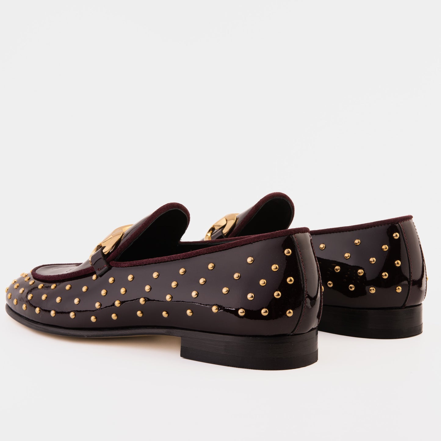 The Jupiter Shoe Burgundy Spike Leather Bit Dress Loafer Limited Edition Men Shoe