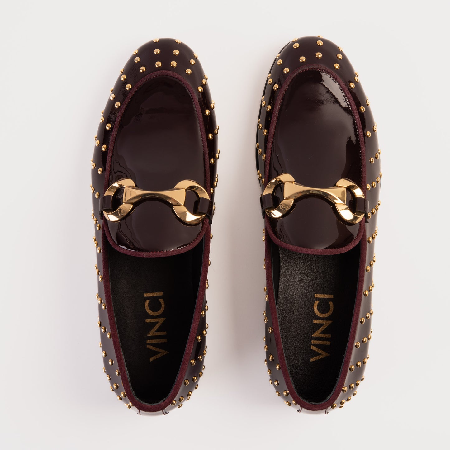 The Jupiter Shoe Burgundy Spike Leather Bit Dress Loafer Limited Edition Men Shoe