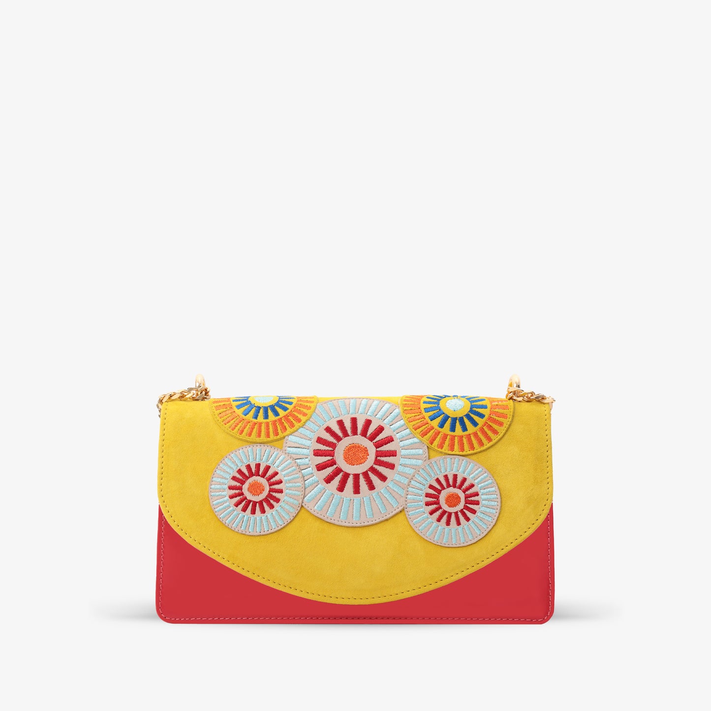 El bolso de piel amarilla Parama