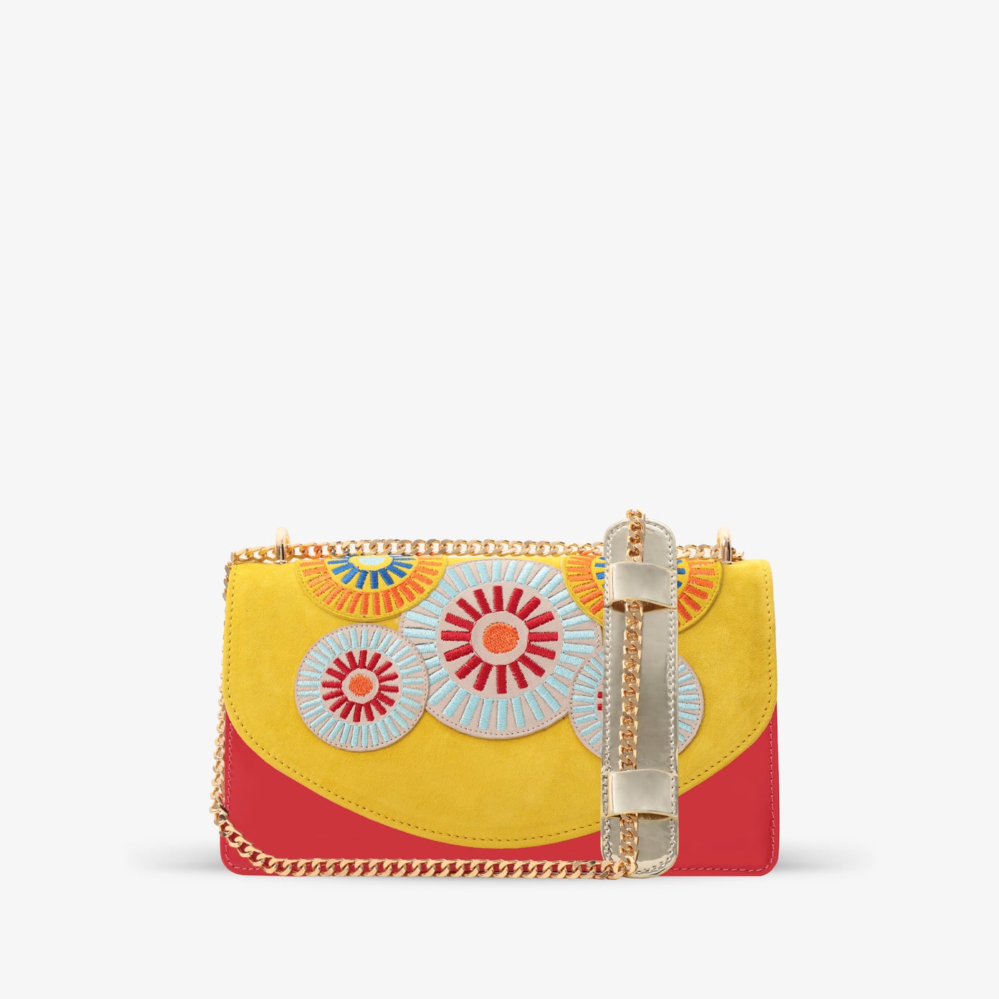 El bolso de piel amarilla Parama