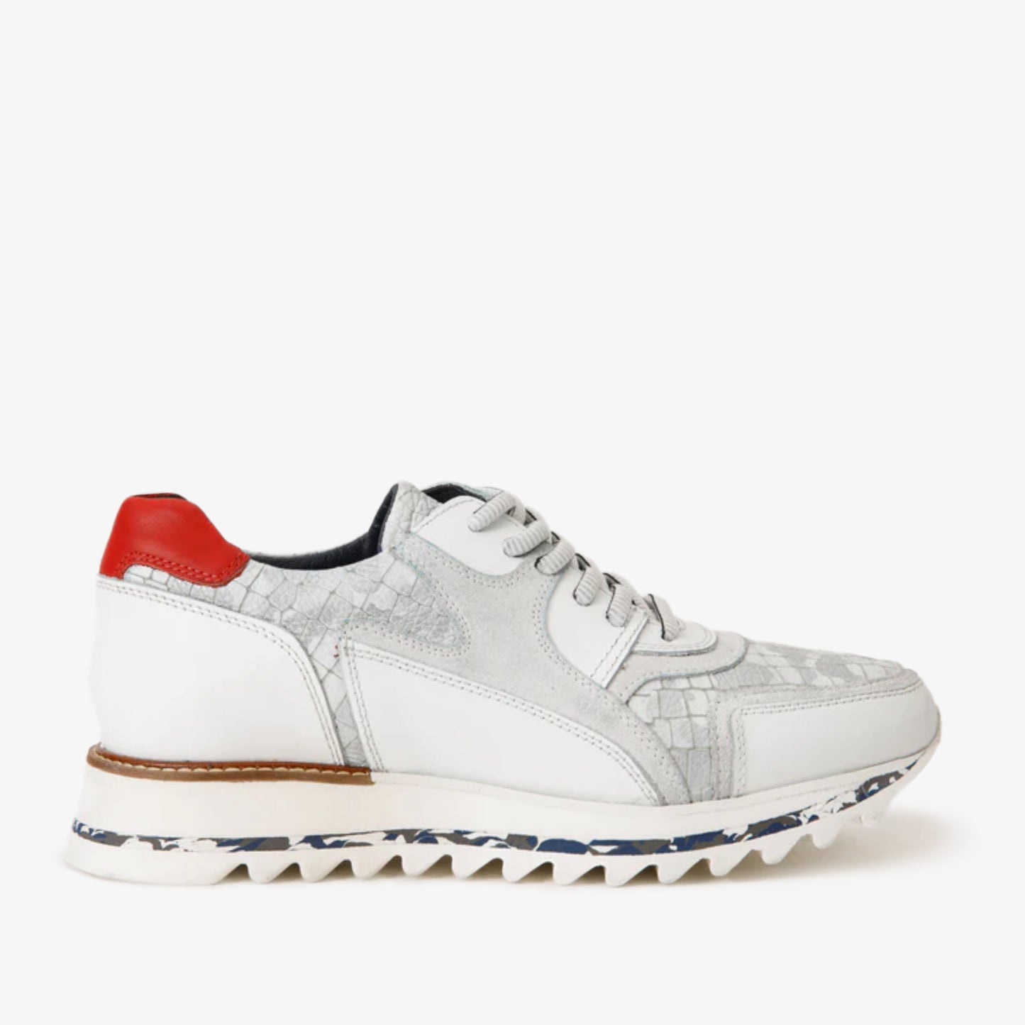 Zapatillas de cuero blanco Cakarta para hombre ¡VENTA FINAL!