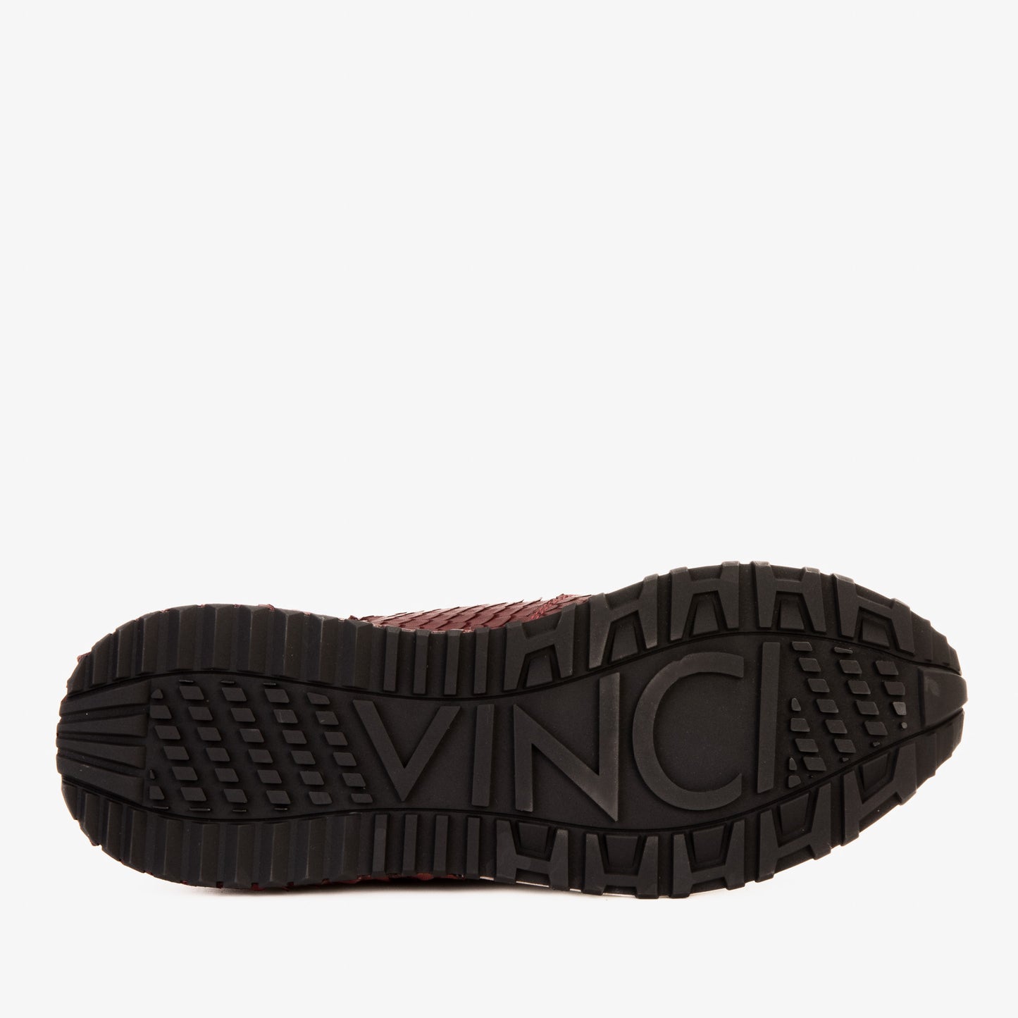 Zapatillas de deporte Majesty Burgundy Leather para hombre