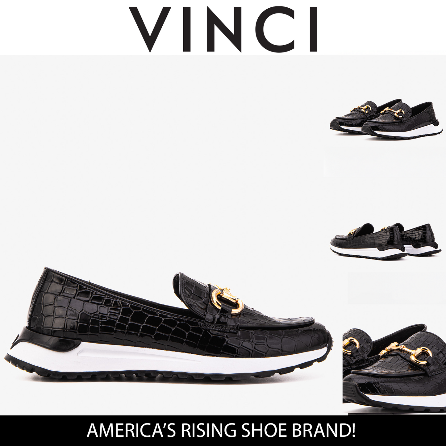 The Milan Black Patent Leather Women Sneaker
