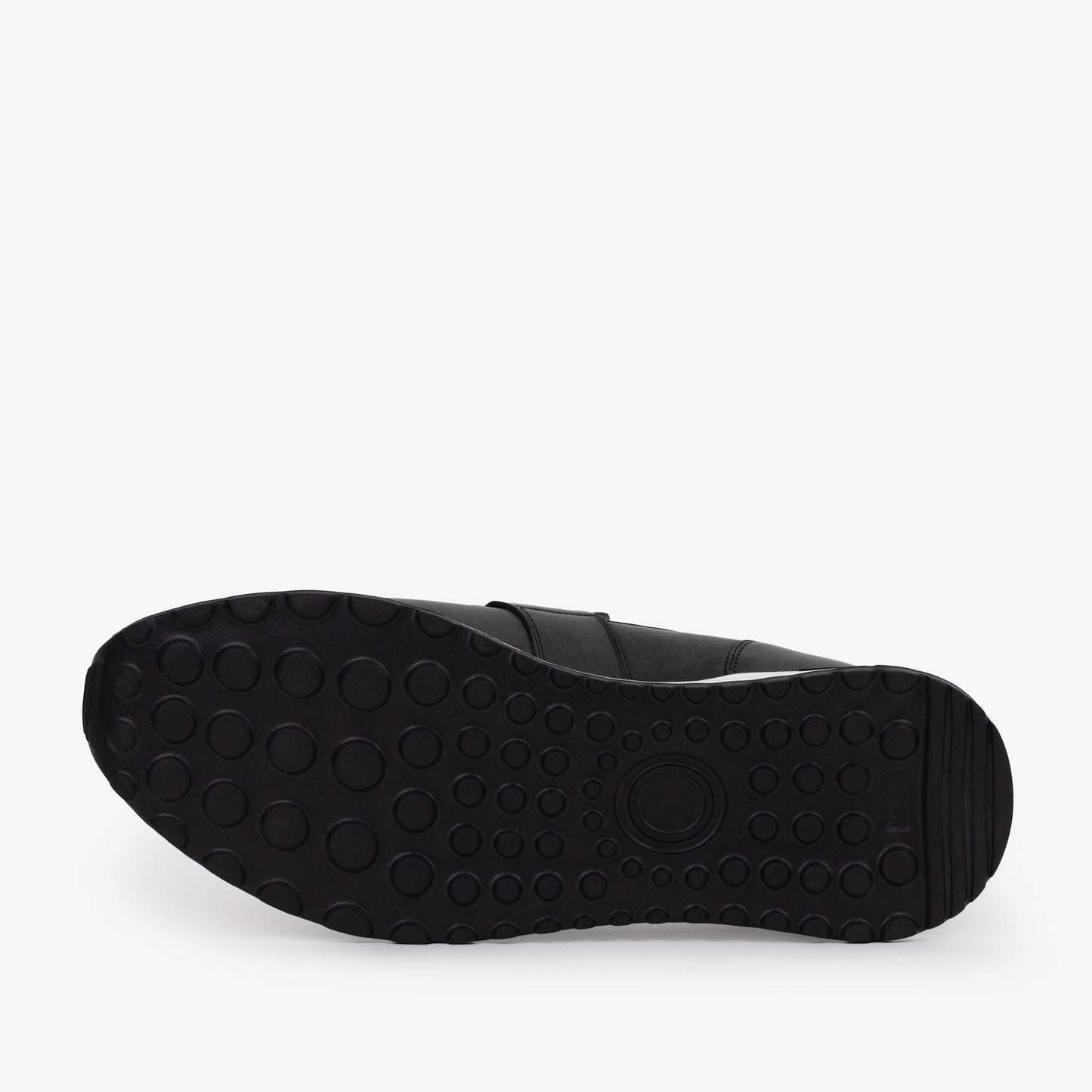 Las Zapatillas de Mujer Lumina de Cuero de Búfalo Negro