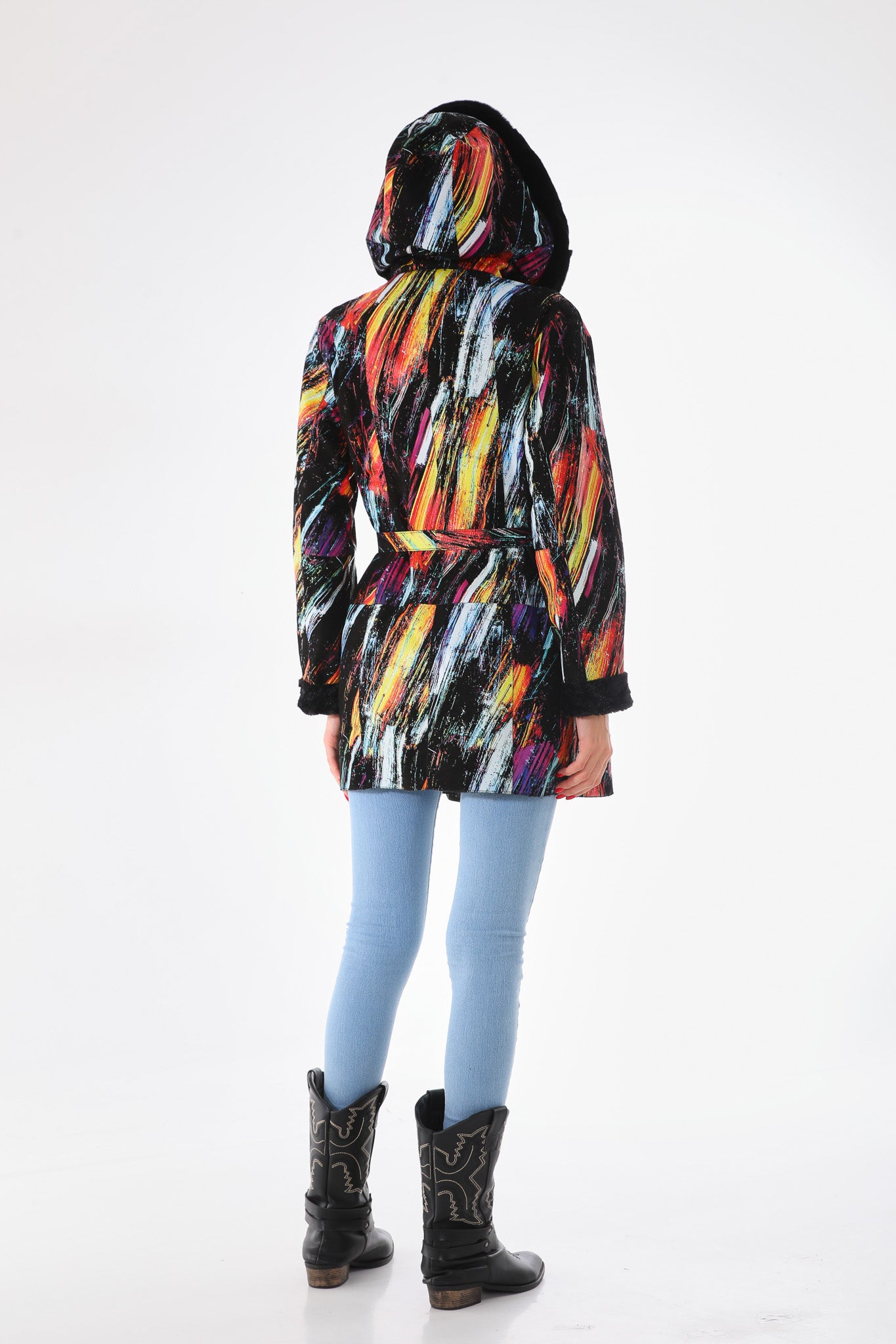 The Prisma Leather Women Coat