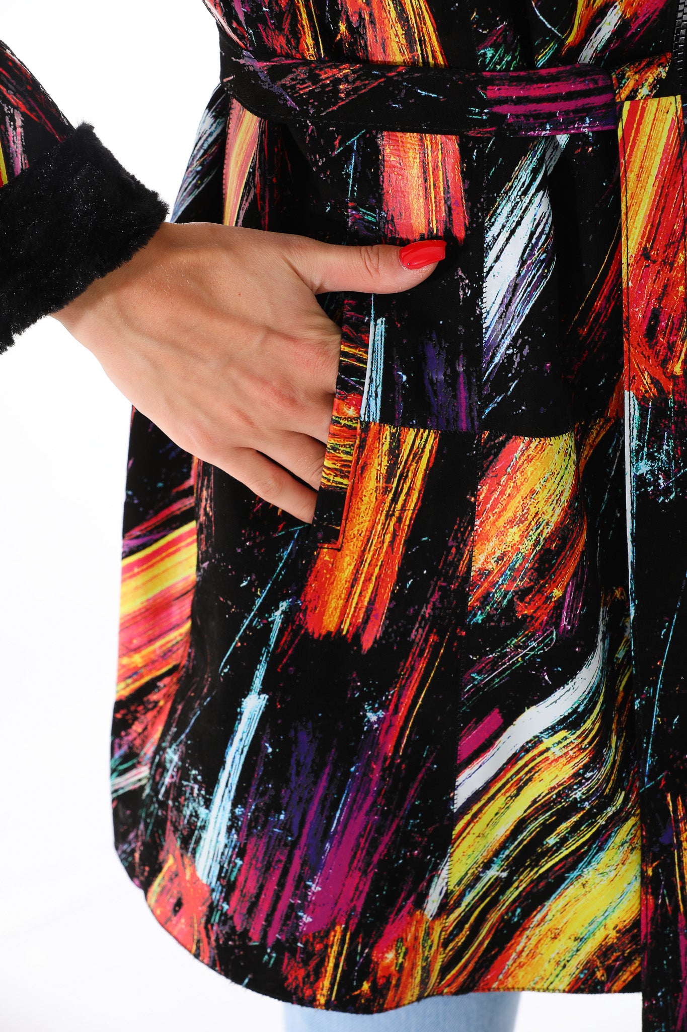 The Prisma Leather Women Coat