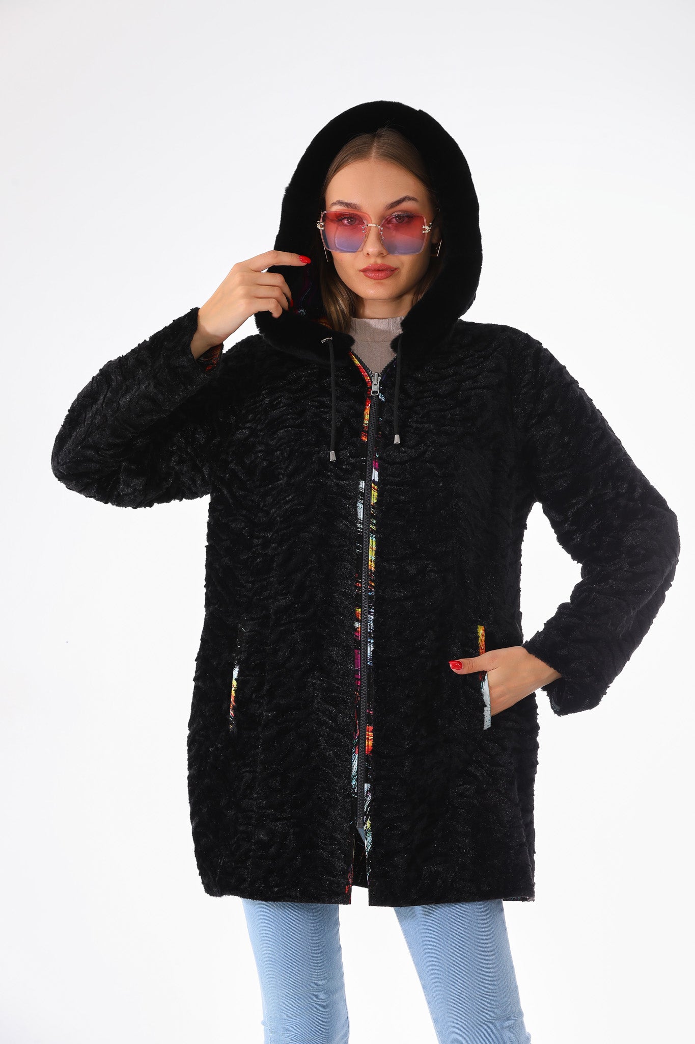 The Prisma Leather Women Coat