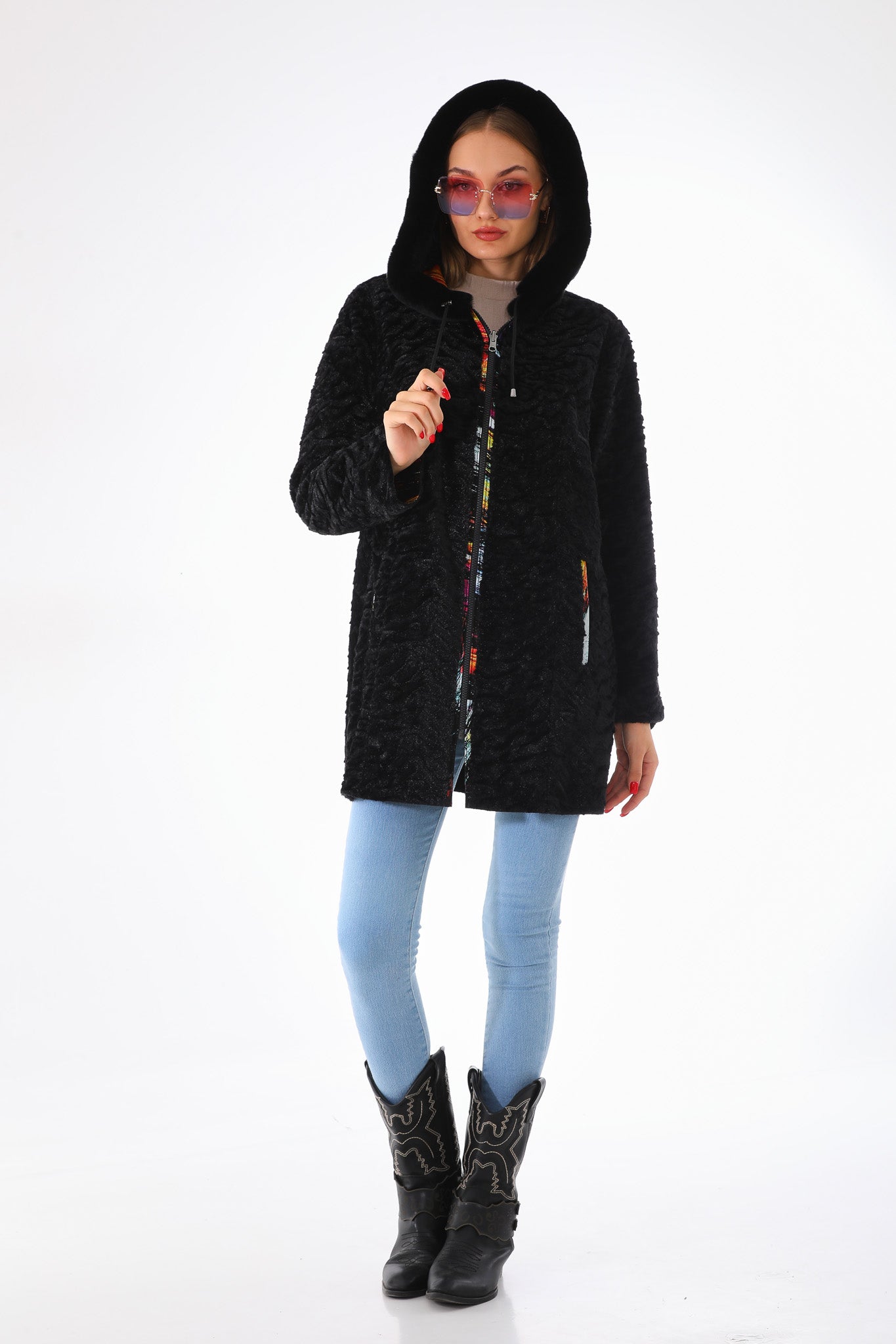 The Prisma Leather Women Coat