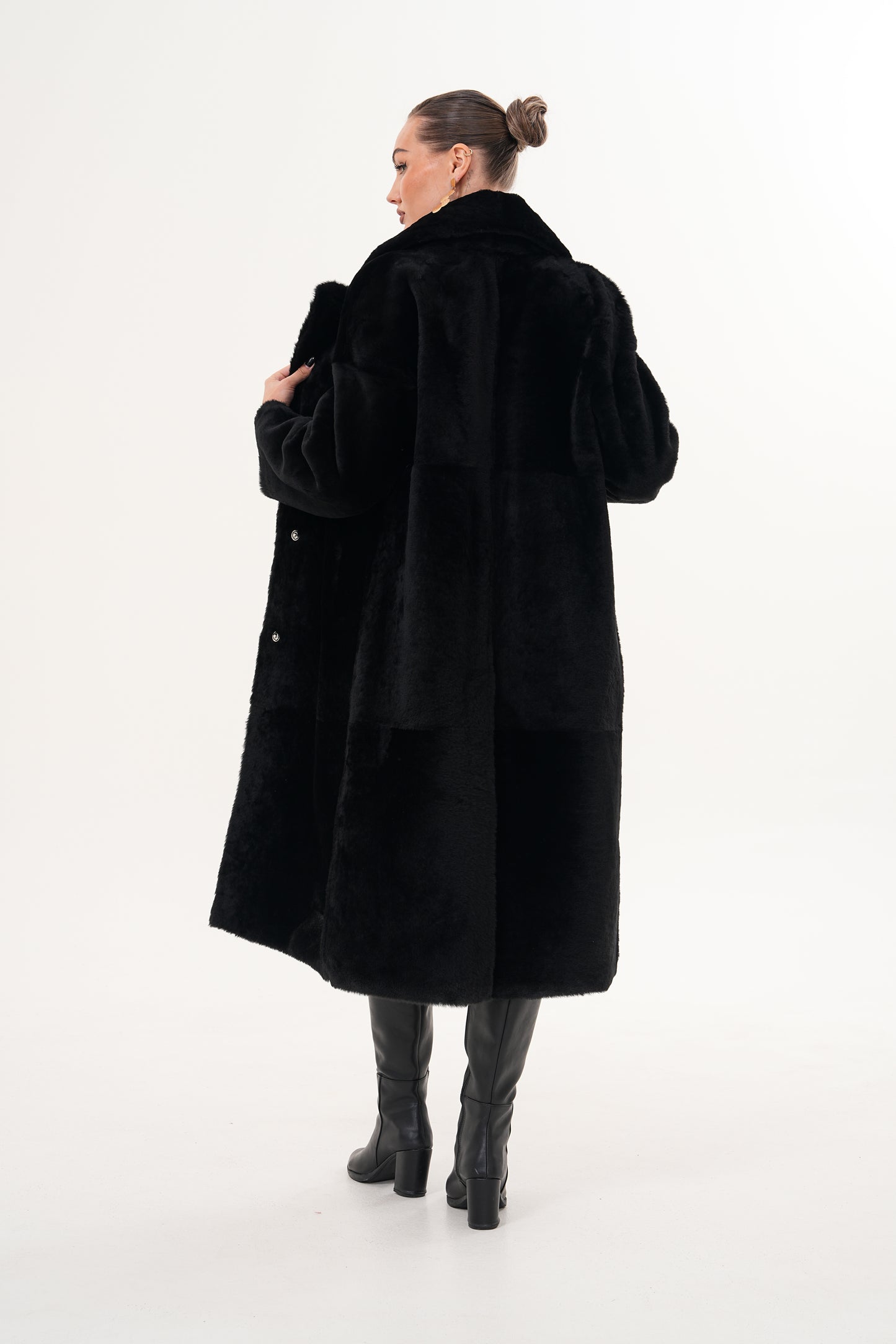 The Emilia Reversible Shearling Leather Coat
