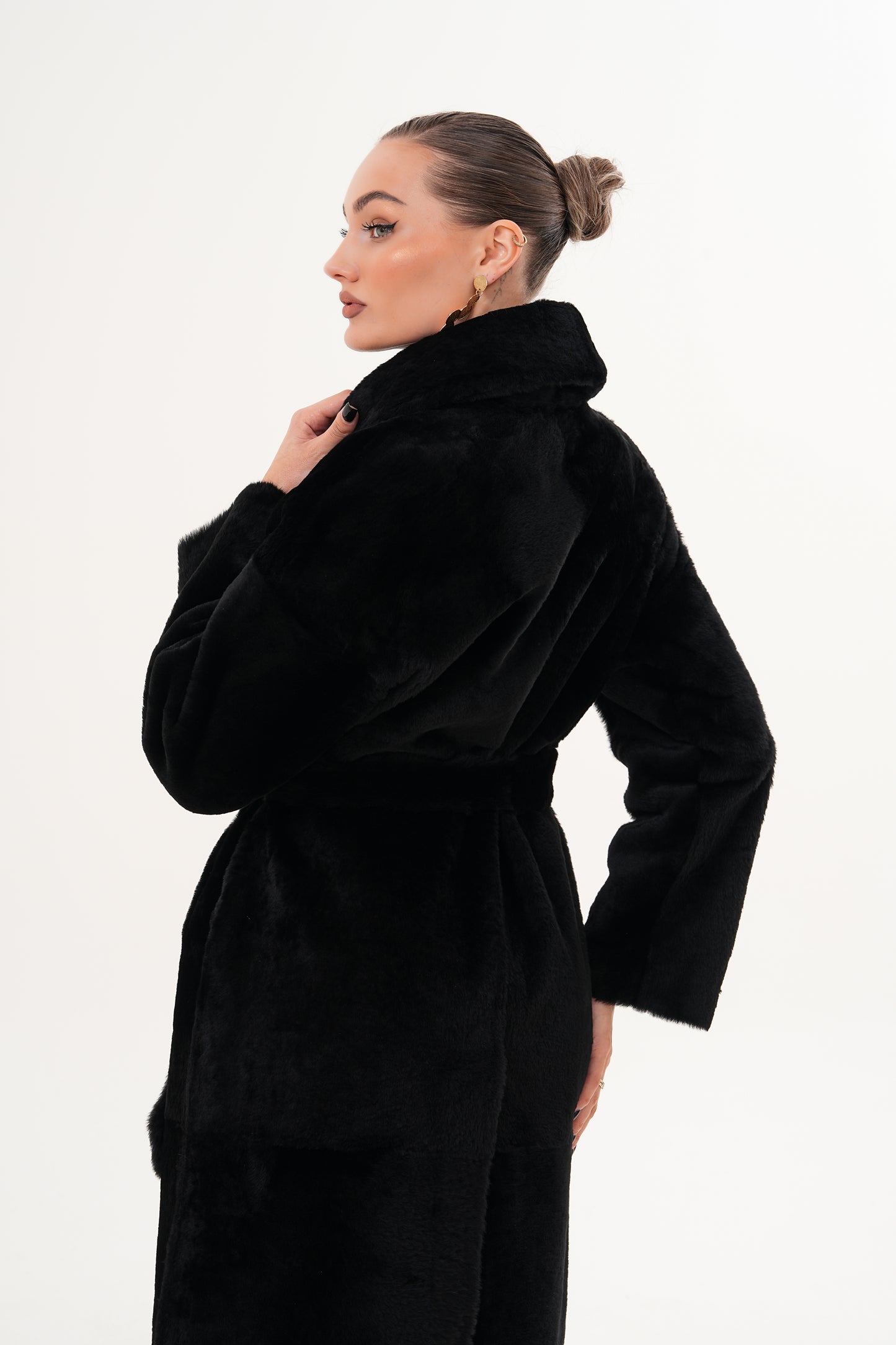The Emilia Reversible Shearling Leather Coat