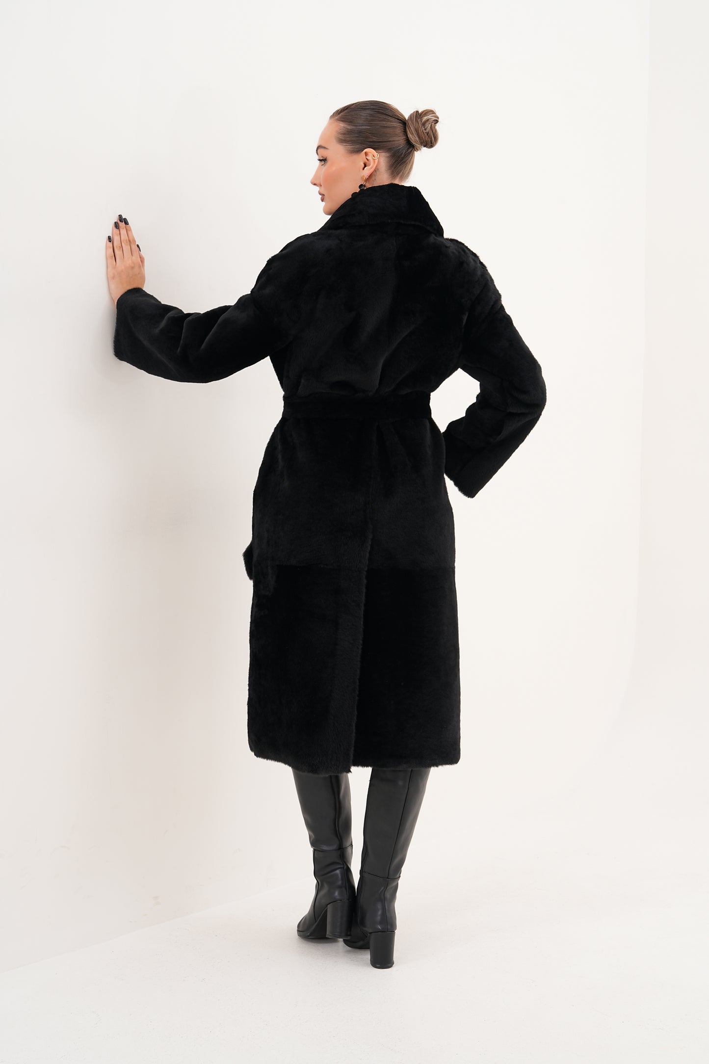 The Emilia Reversible Shearling Leather Coat