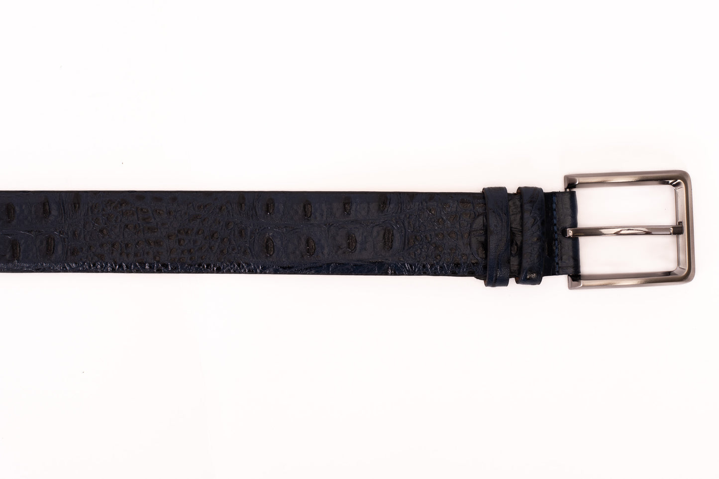 The Savamala Blue Leather Belt