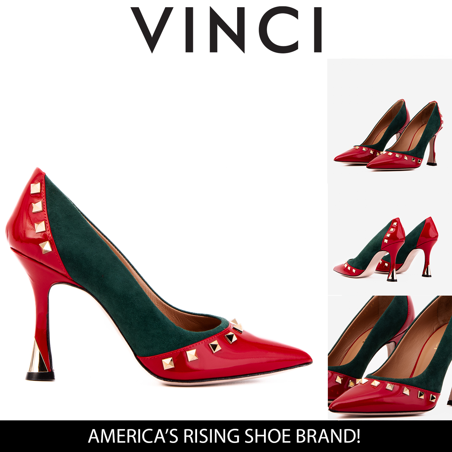 The Bella Vita Studded Leather Pump Women Shoe