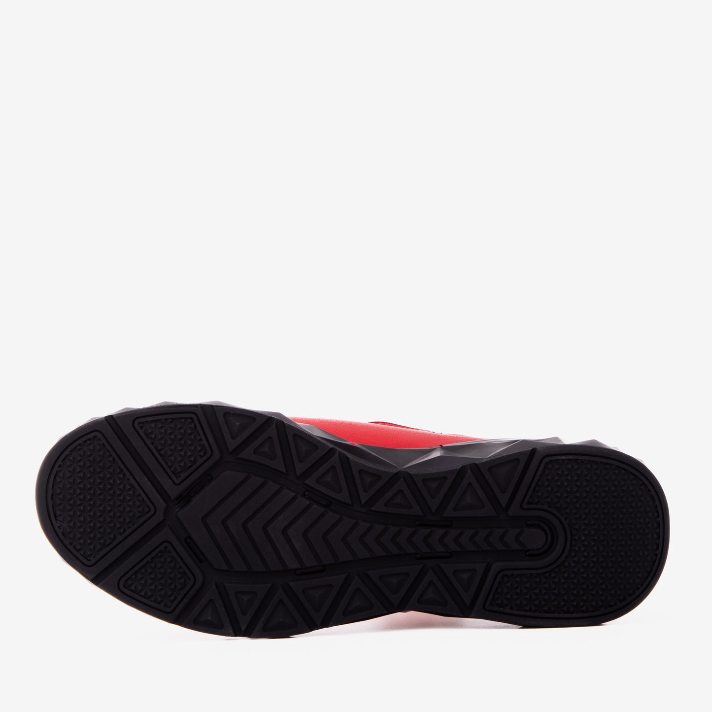 El Zapatilla de Cuero Rojo para Hombre Vertex