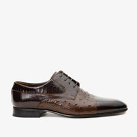 El zapato Derby para hombre Monterrey Brown Cap Toe ¡Venta Final!
