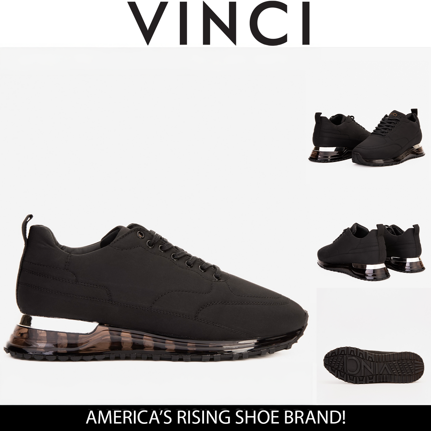 The Lexington Black Men Sneaker
