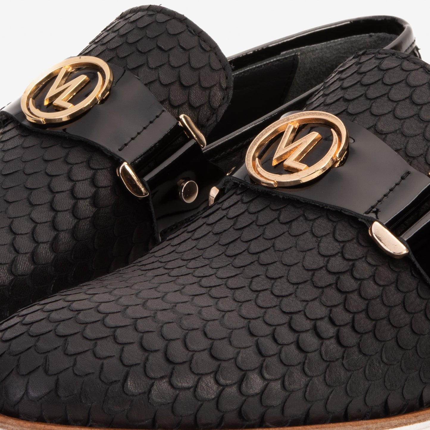 Los Zapatos Mocasines Casuales para Hombre de Cuero Negro Legacy