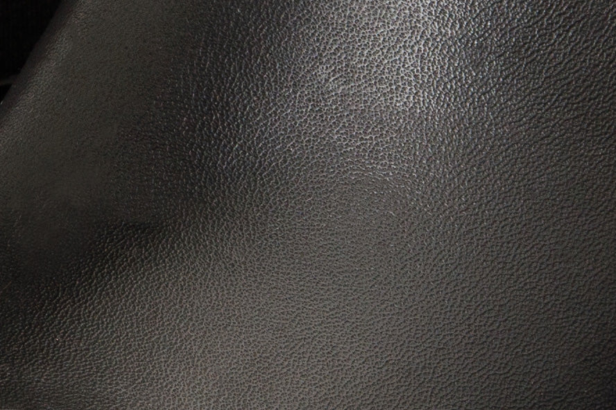Bota de media caña de cuero negro y verde para mujer Olga