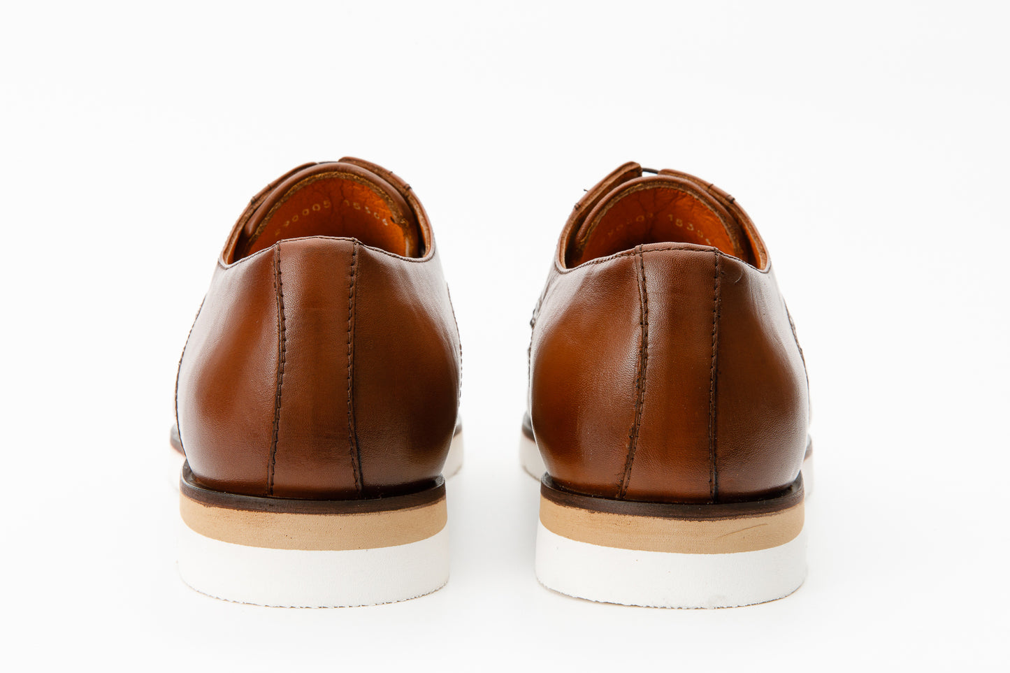The Molise Tan Wingtip Semi Brogue Derby Men Shoe Final Sale!