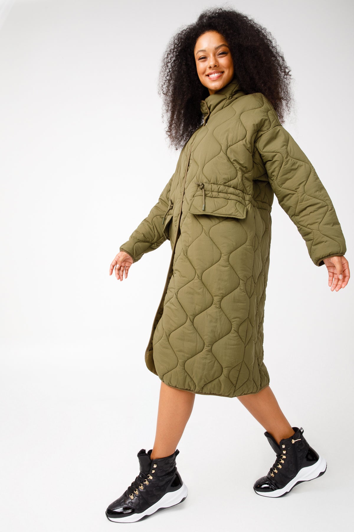 The Cambridge Black Quilted Leather Ankle Women Boot Final Sale!