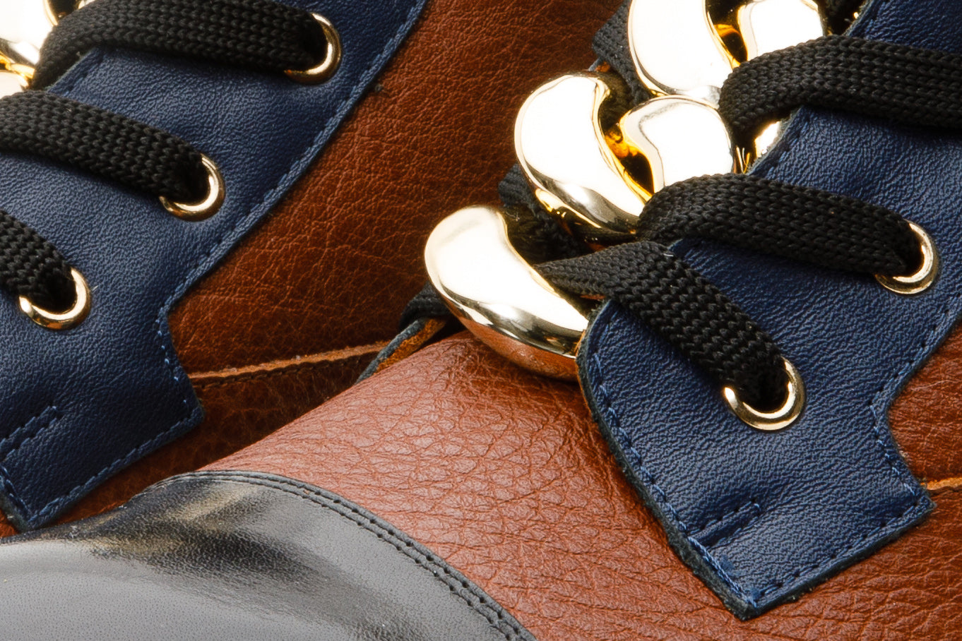 The Belgrad Brown  Leather Lace-Up Ankle Women Boot With a Side Zipper Final Sale!