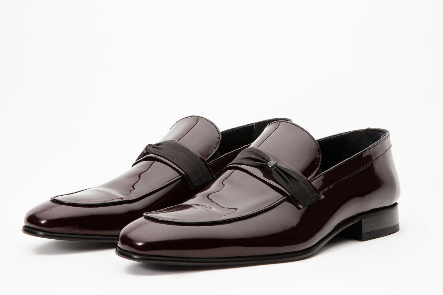The Dodoma Burgundy Patent Leather Loafer Men Shoe