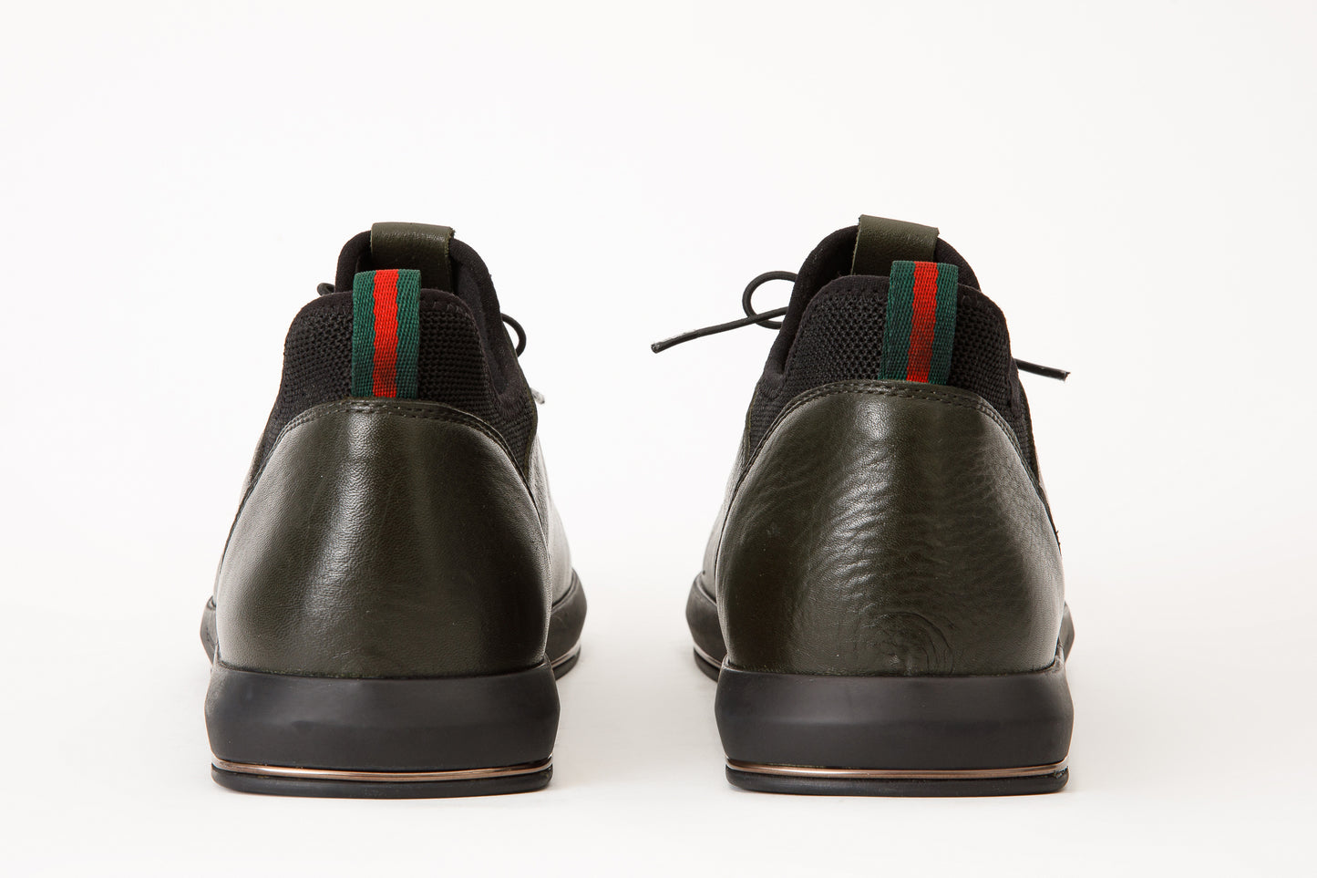 The Hoxton Green Leather Men Sneaker Final Sale!