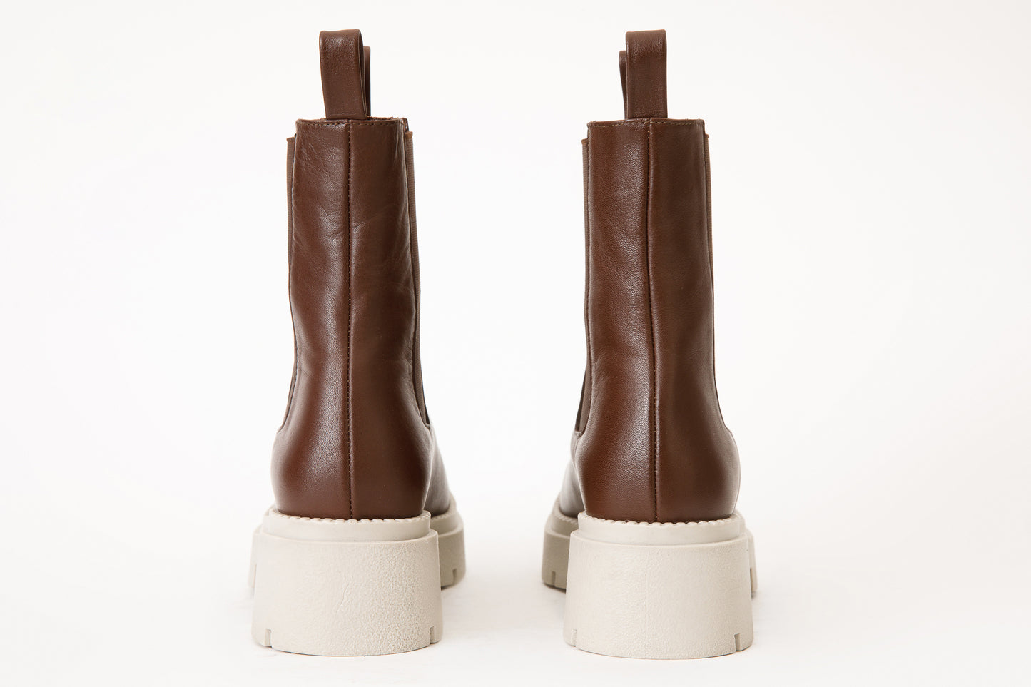 Bota de piel marrón Olga ¡VENTA FINAL!