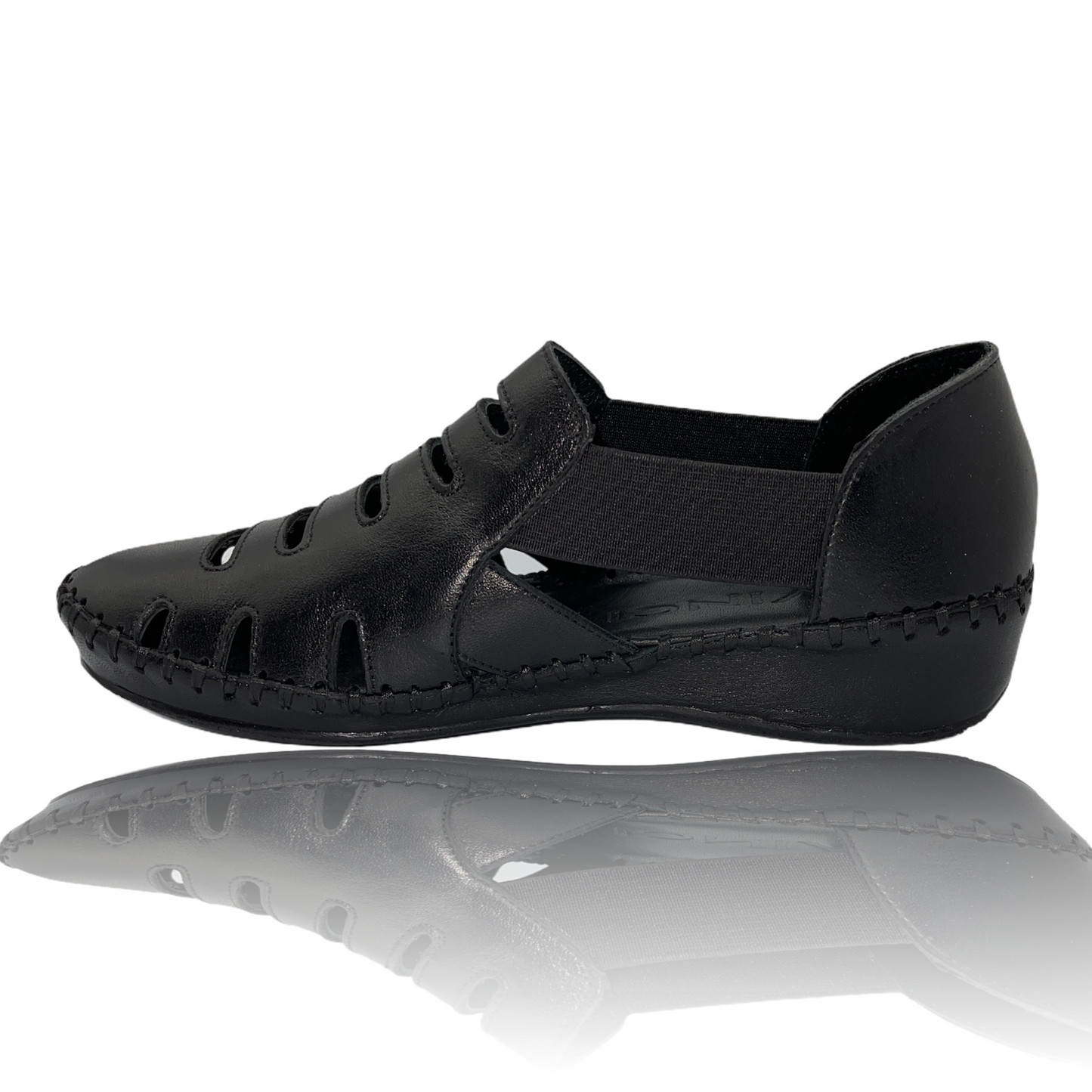 The Maerdy Black Leather Sandal Final Sale!