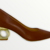 The Tokyo Brown Leather Pump Final Sale!
