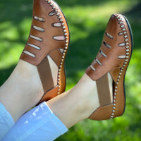 The Maerdy Brown Leather Sandal Final Sale!