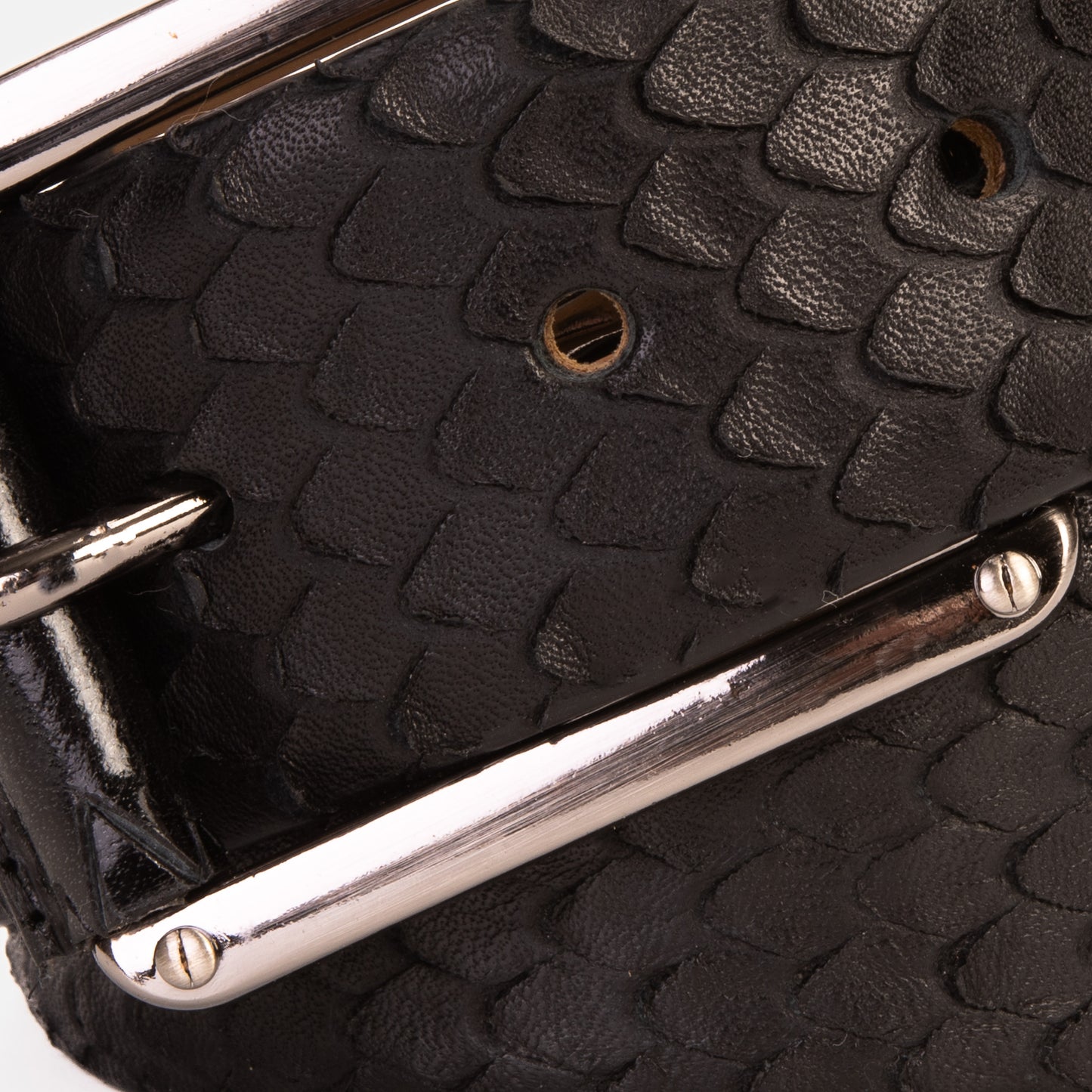 Cinturón de cuero negro de los Césares