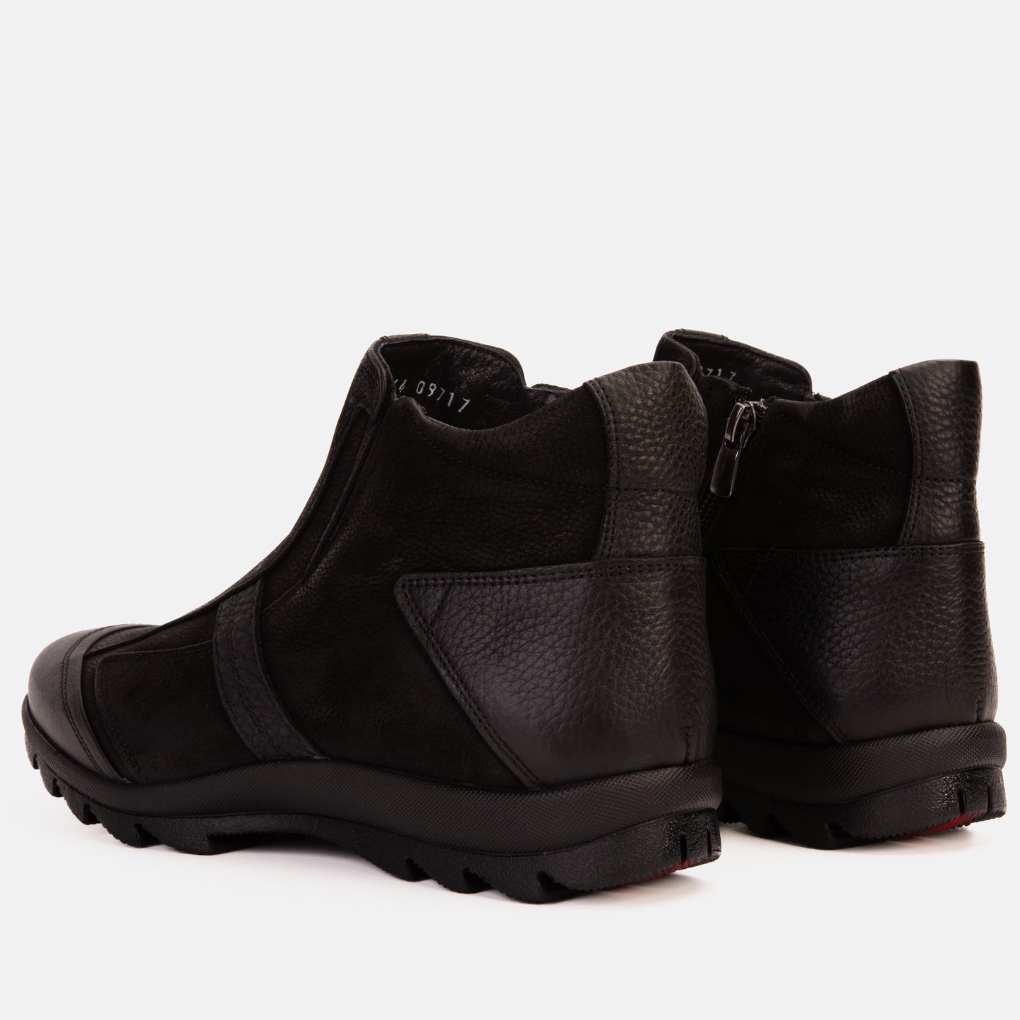 The Montreal Suede Black Leather Casual Zip-Up Ankle Men Boot