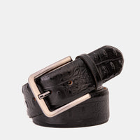 Cinturón de cuero negro Randor 