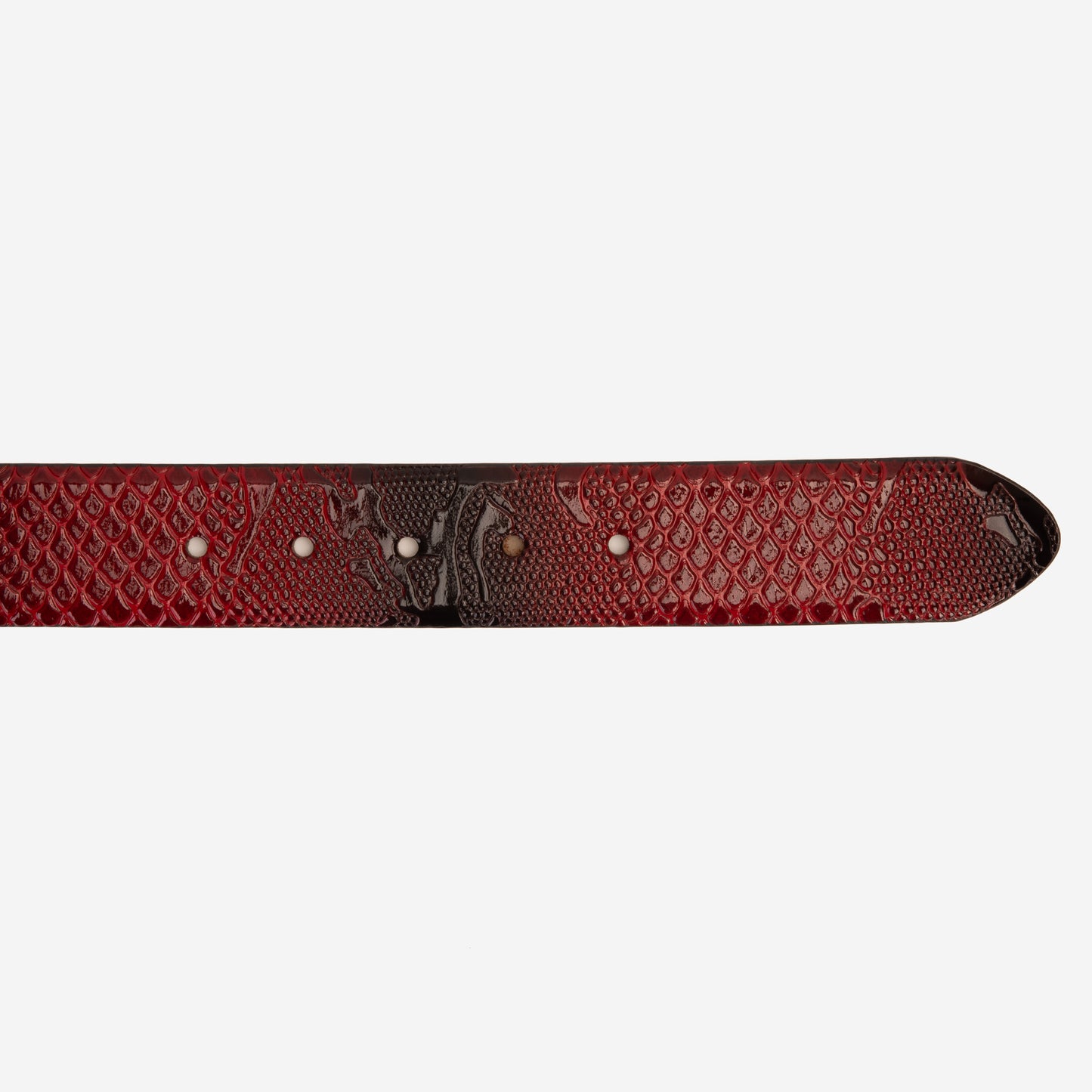 Cinturón de piel roja Milano Edición limitada