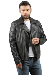 The Fossett Men Leather Jacket