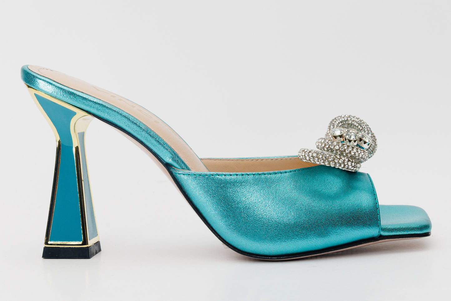 The Jiffy Turquoise Leather Women Sandal