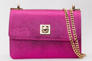 MAPLE FUSHIA BLUE HAND BAG