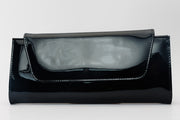 EGE BLACK PATENT  LEATHER  CLUTCH