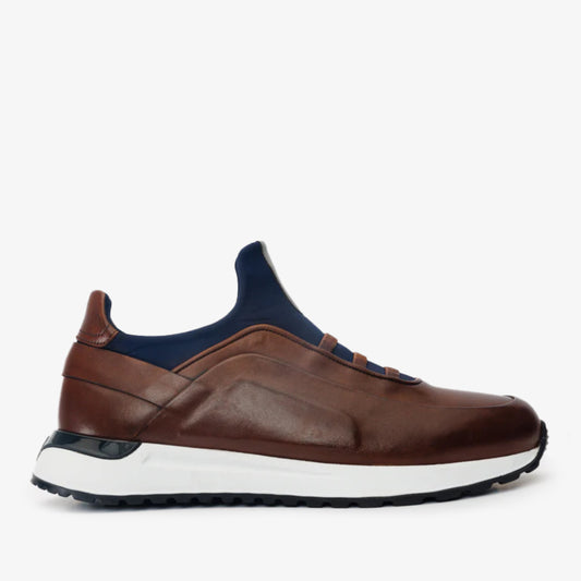 Zapatillas de deporte de cuero color tostado Sonoma para hombre