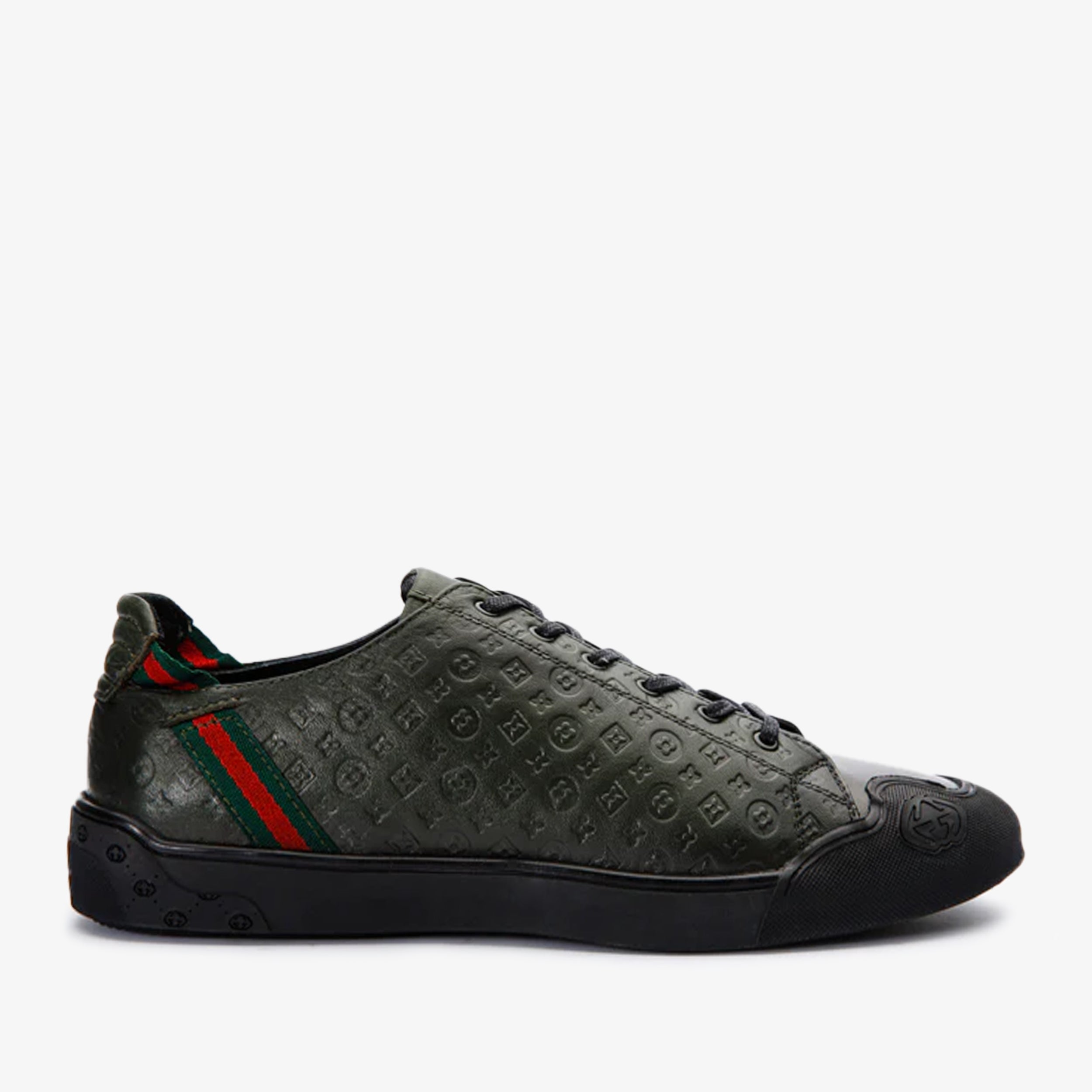 The Getto Green Leather Men Sneaker