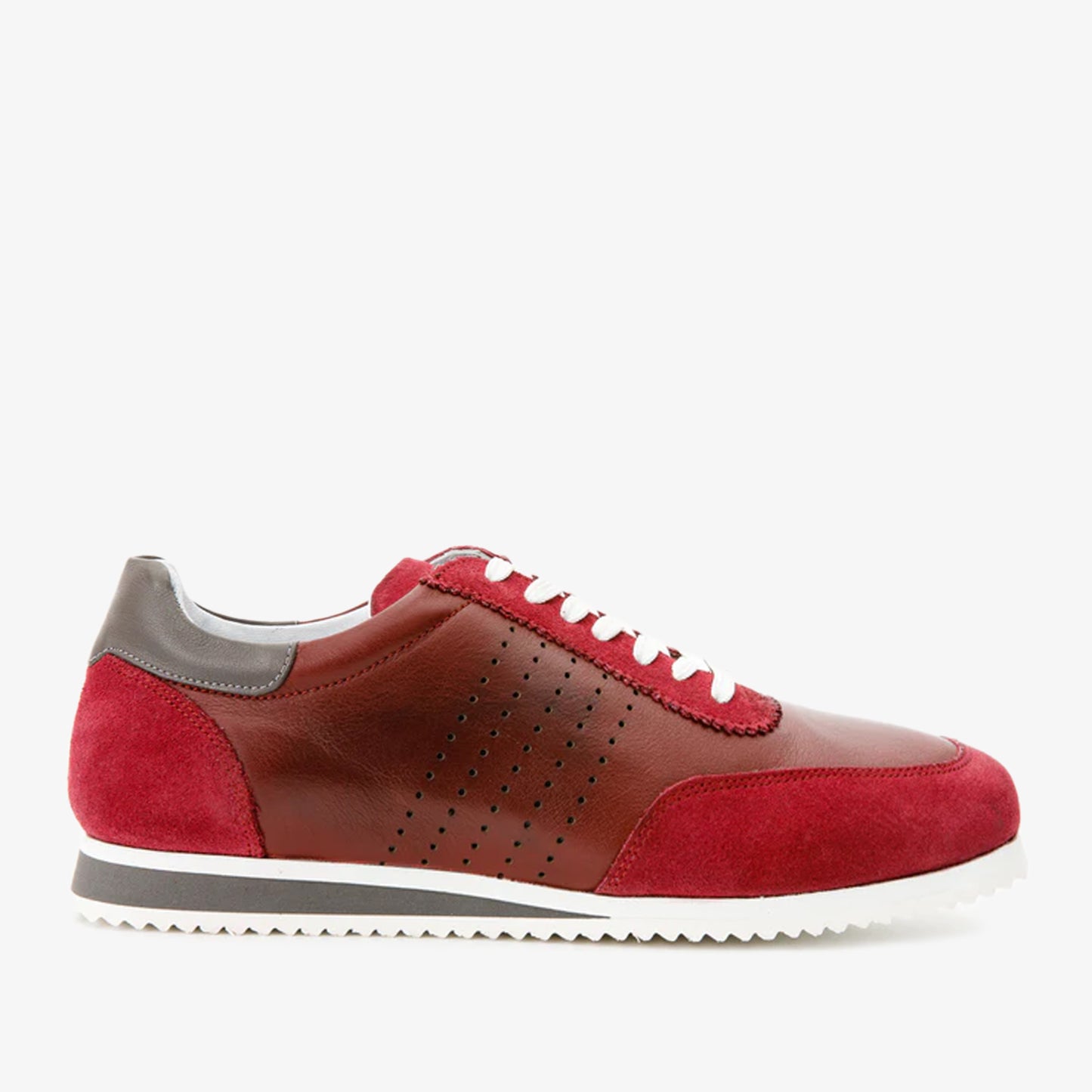 The Rotello Burgundy Leather Men Sneaker Final Sale!