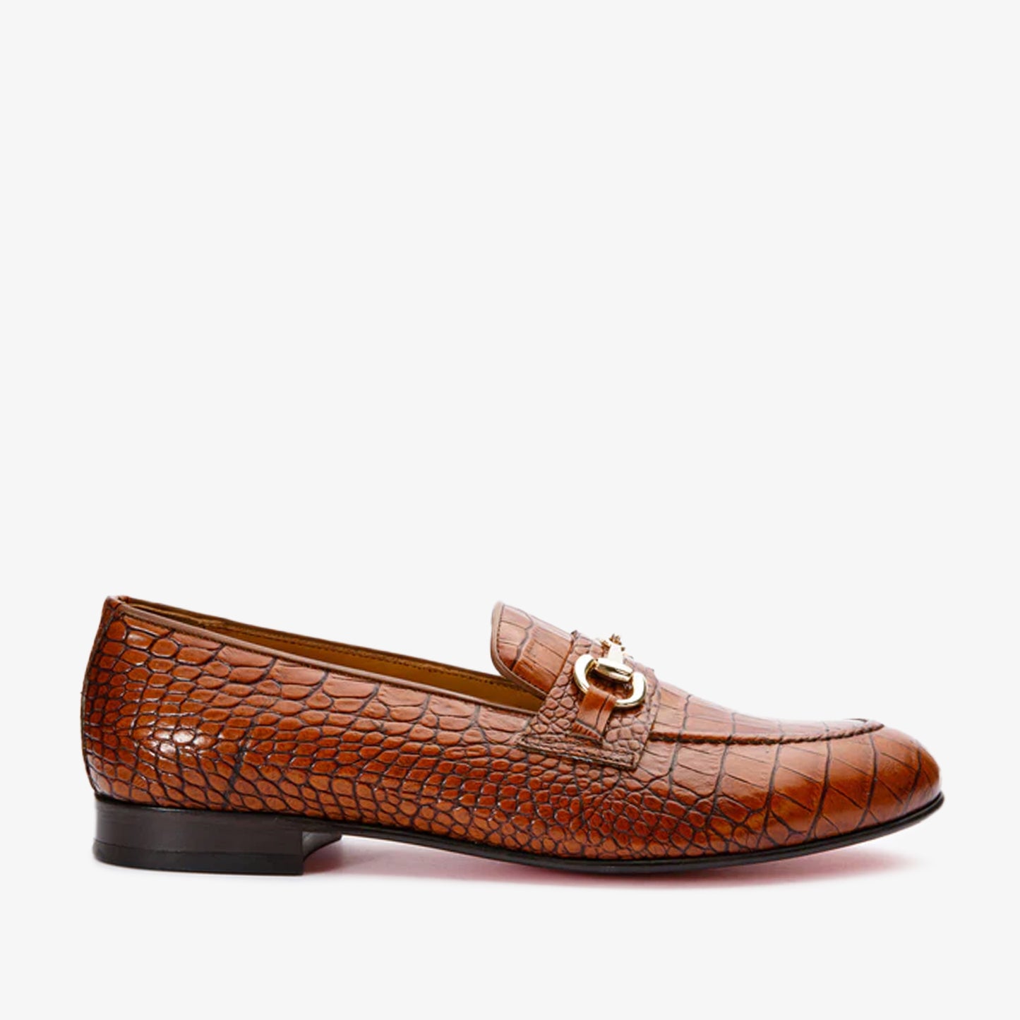 The Monaco Tan Leather Men Shoe Bit Loafer