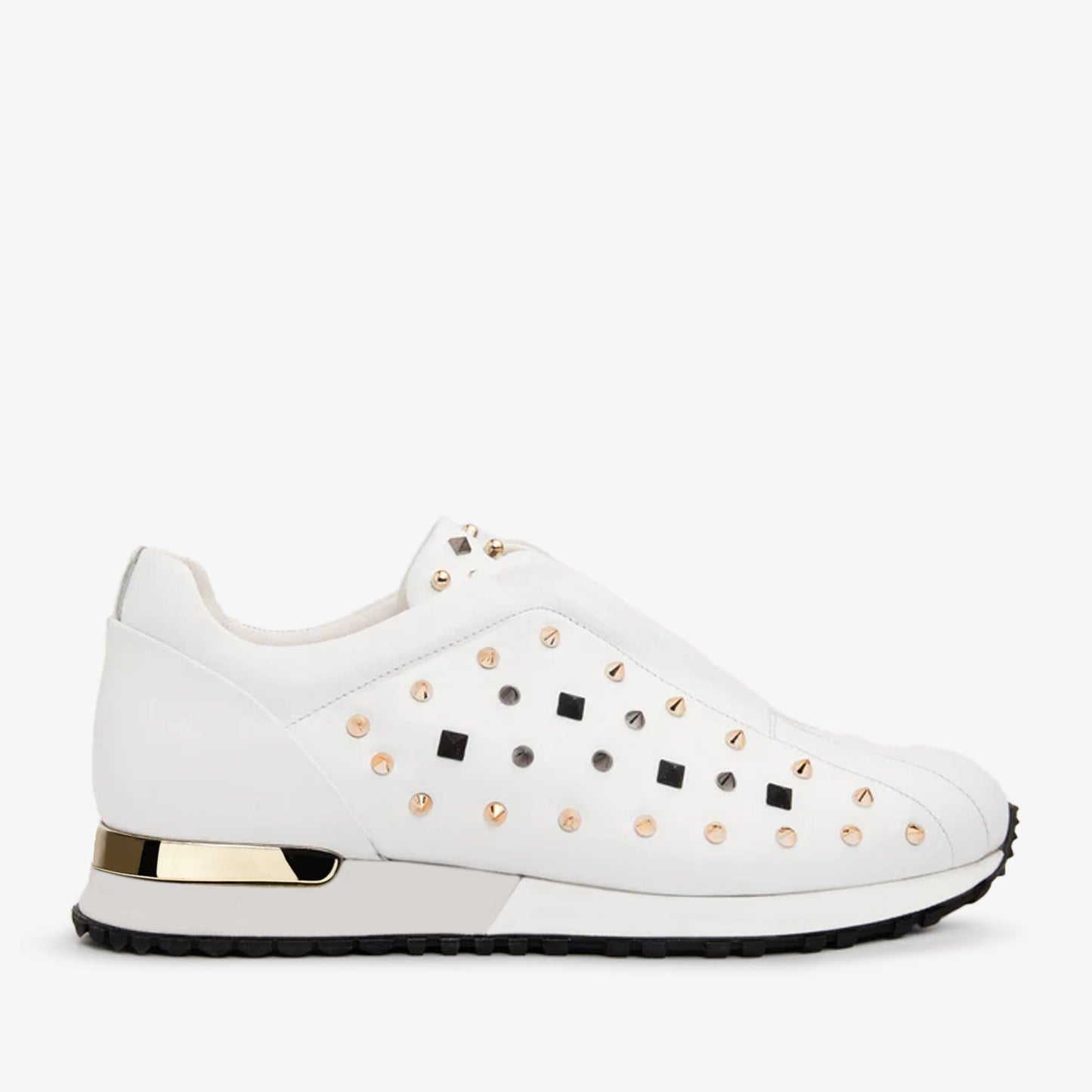 The Infanta White Spike Leather Women Sneaker  Limited Edition