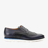 The Molise Navy Blue Wingtip Semi Brogue Derby Men Shoe  Final Sale!