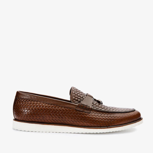 The Sperry Tan Leather Tassel Loafer Men Shoe