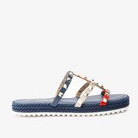 The Seul Multicolor Multi Strap Flat Women Sandal Final Sale!